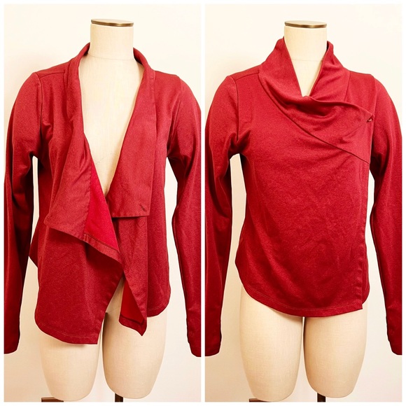 Arc’teryx Yonge Long Sleeve Alwyn Fleece Wrap in Red Size Medium - Picture 1 of 12